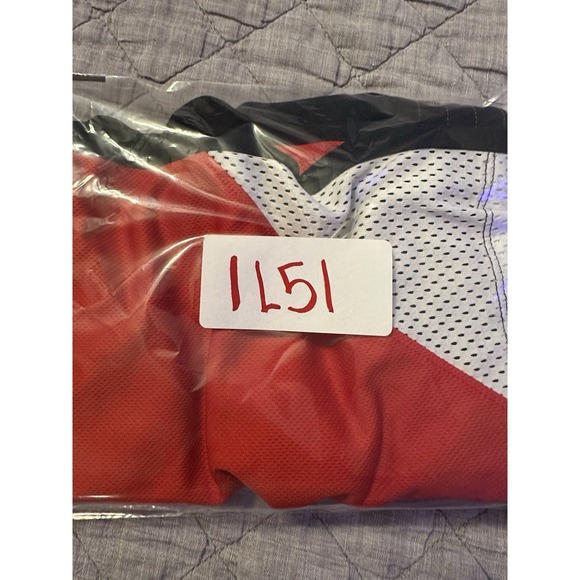 Nike Dri Fit Basketball Shorts Mens XL Red Black White Athletic Mesh Sportswear - Picture 10 of 10